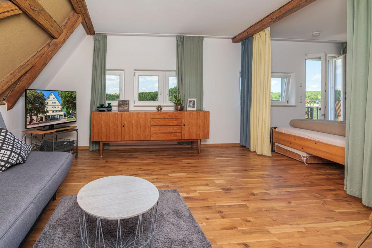 Apartments Im Ferienhaus Zum Alten Spital Dornstetten Bagian luar foto
