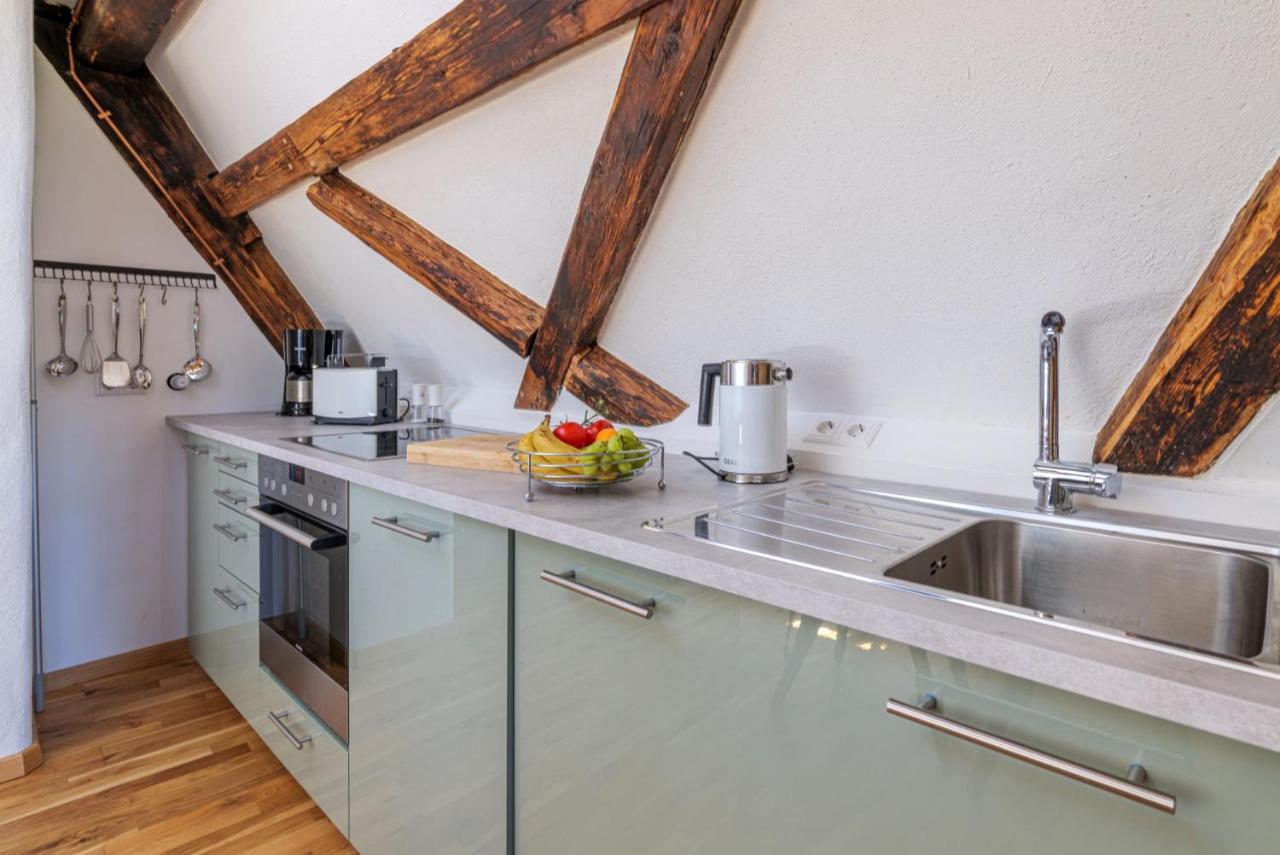 Apartments Im Ferienhaus Zum Alten Spital Dornstetten Bagian luar foto